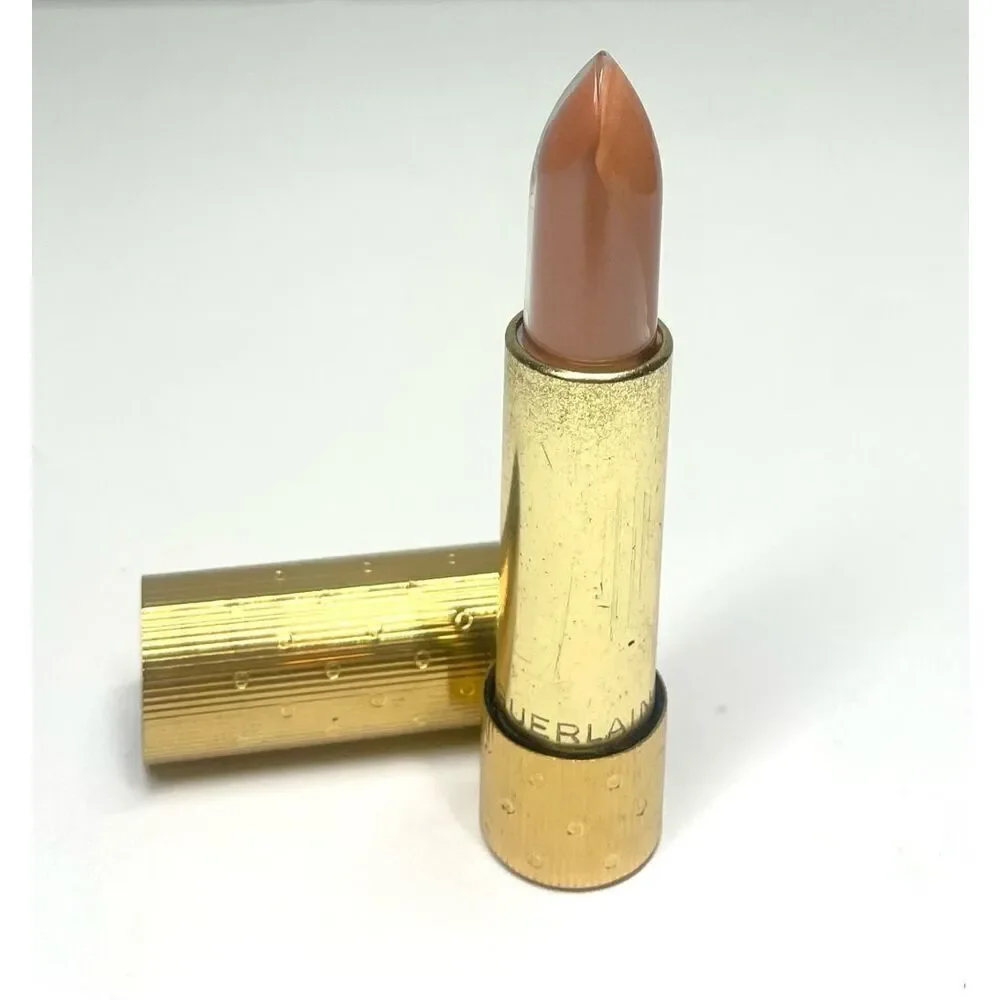 Vintage 1950 GUERLAIN Lipstick Gold Dot Case Bal de Mai 43 Preserved Collectors